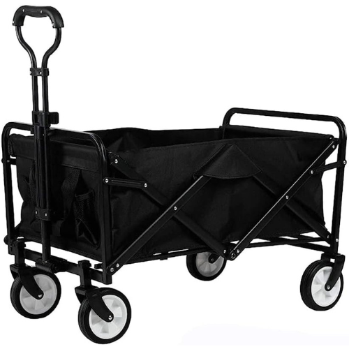 CARRITO BLACK CON MANGO PLEGABLE